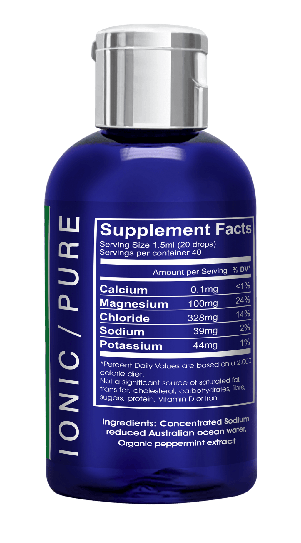 Aussie Trace Minerals with Organic Peppermint Extract  - 2oz / 60ml