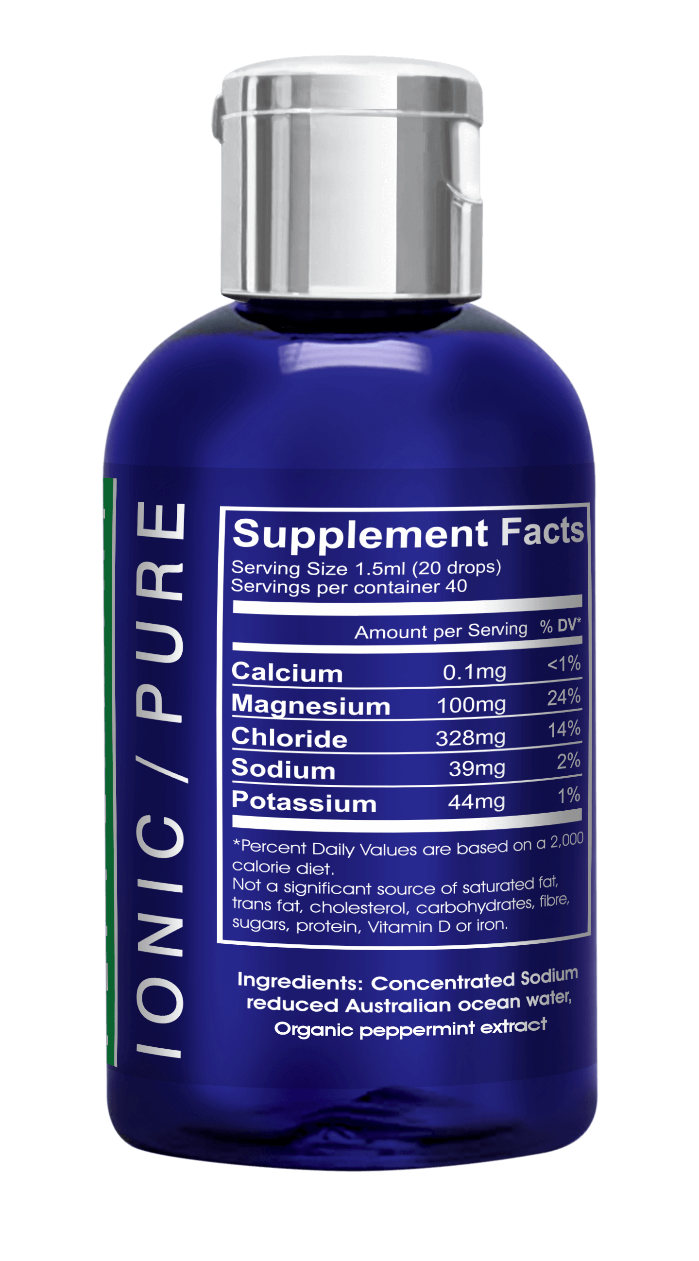 Aussie Trace Minerals with Organic Peppermint Extract  - 2oz / 60ml