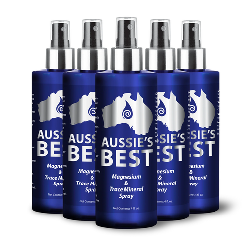 *BUNDLE OFFER*  Aussie's Best Magnesium & Trace Mineral Spray 4oz -  BUY 4 get 1 FREE