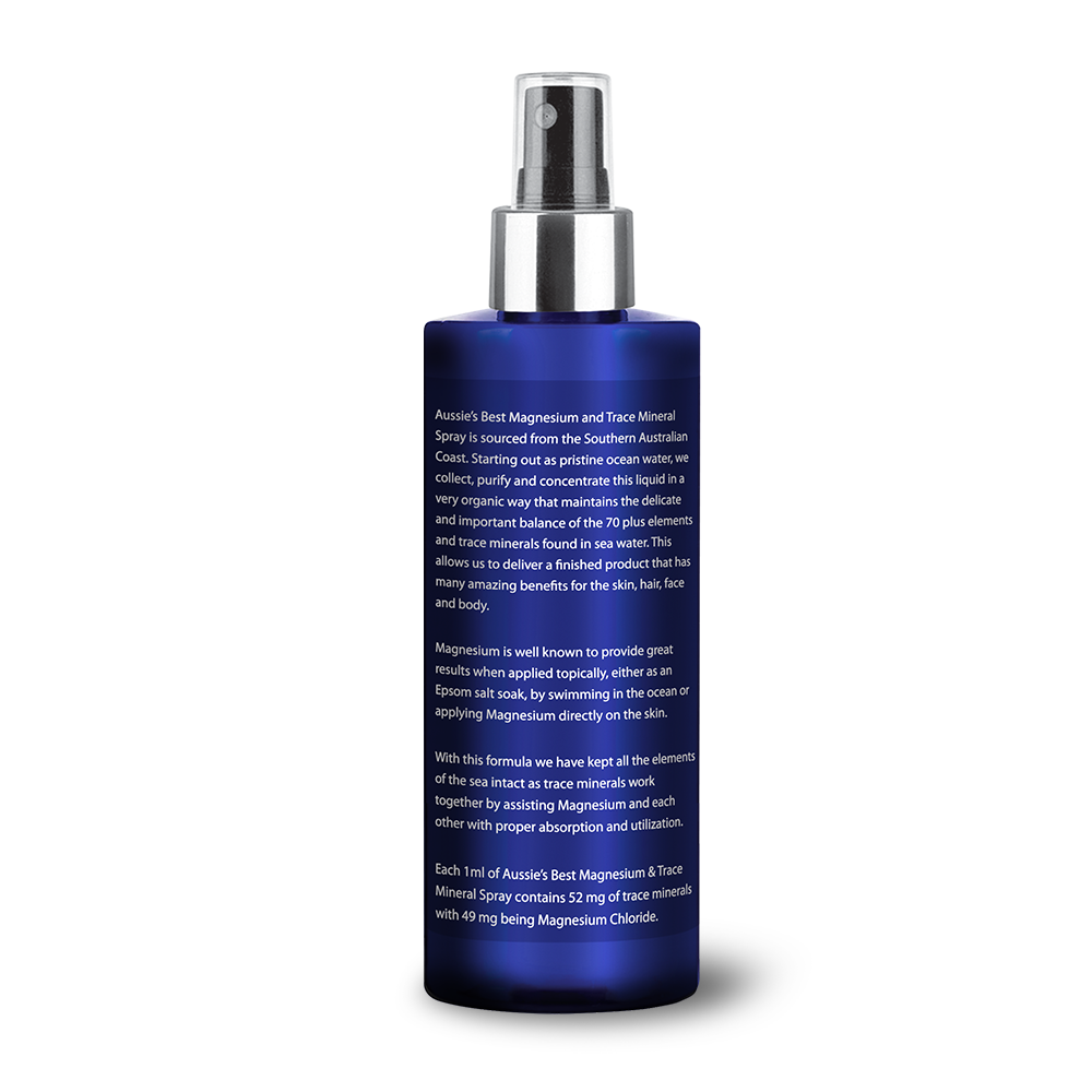 *BUNDLE OFFER*  Aussie's Best Magnesium & Trace Mineral Spray 4oz -  BUY 4 get 1 FREE