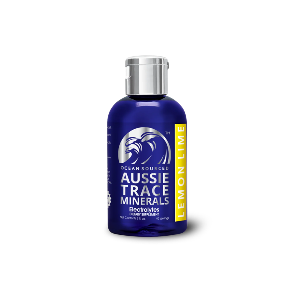 Aussie Trace Minerals with Organic Lemon Lime Extracts - 2oz / 60ml - (40 servings)