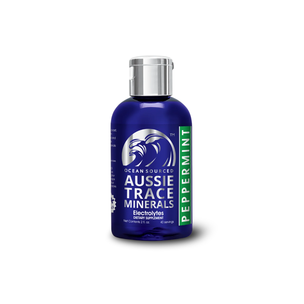 Aussie Trace Minerals with Organic Peppermint Extract  - 2oz / 60ml - (40 servings)