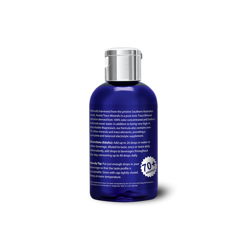 Aussie Trace Minerals  Complete Liquid Electrolytes   -  2oz /  60ml   - (40 servings)